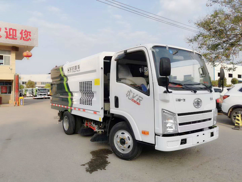 國六3方塵箱 0.8方水箱 藍(lán)牌解放掃路車